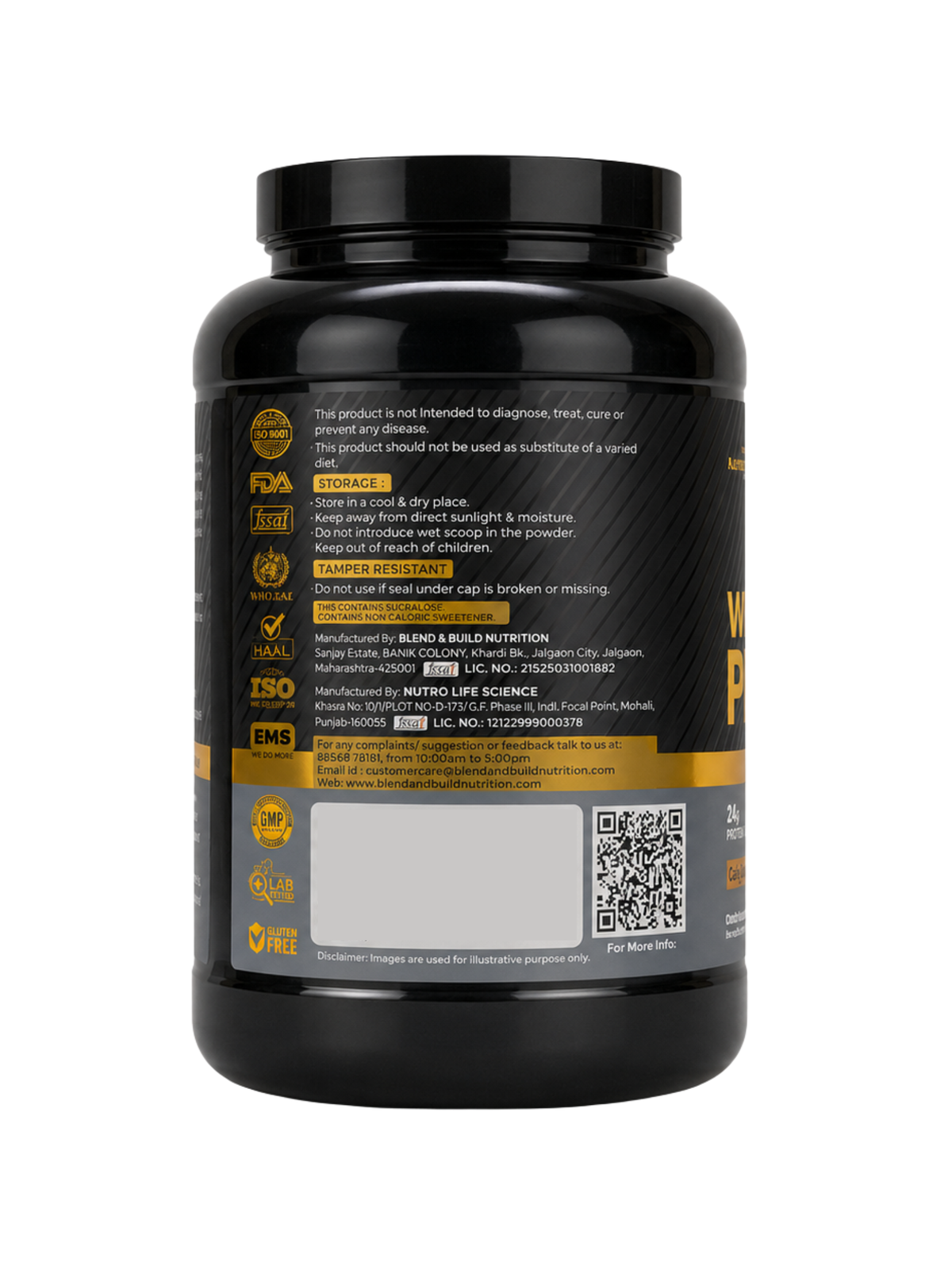 Blend & Build Whey Protein – Chocolate Birthday Cake