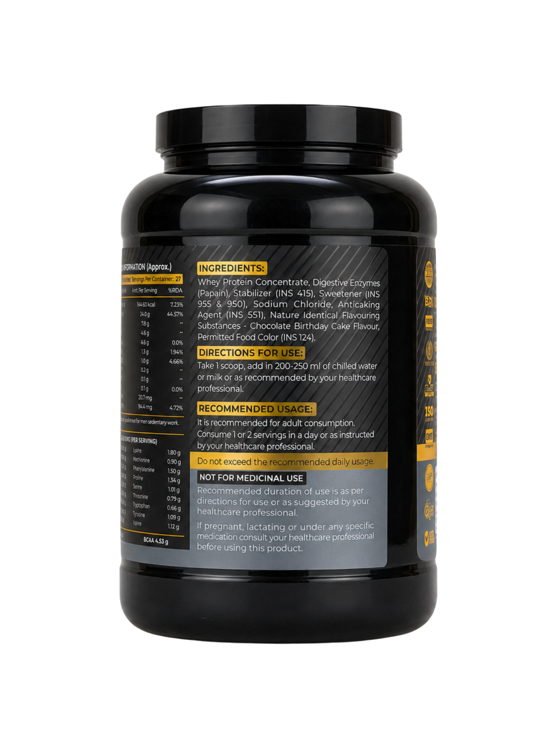 Blend & Build Whey Protein – Saffron Almond