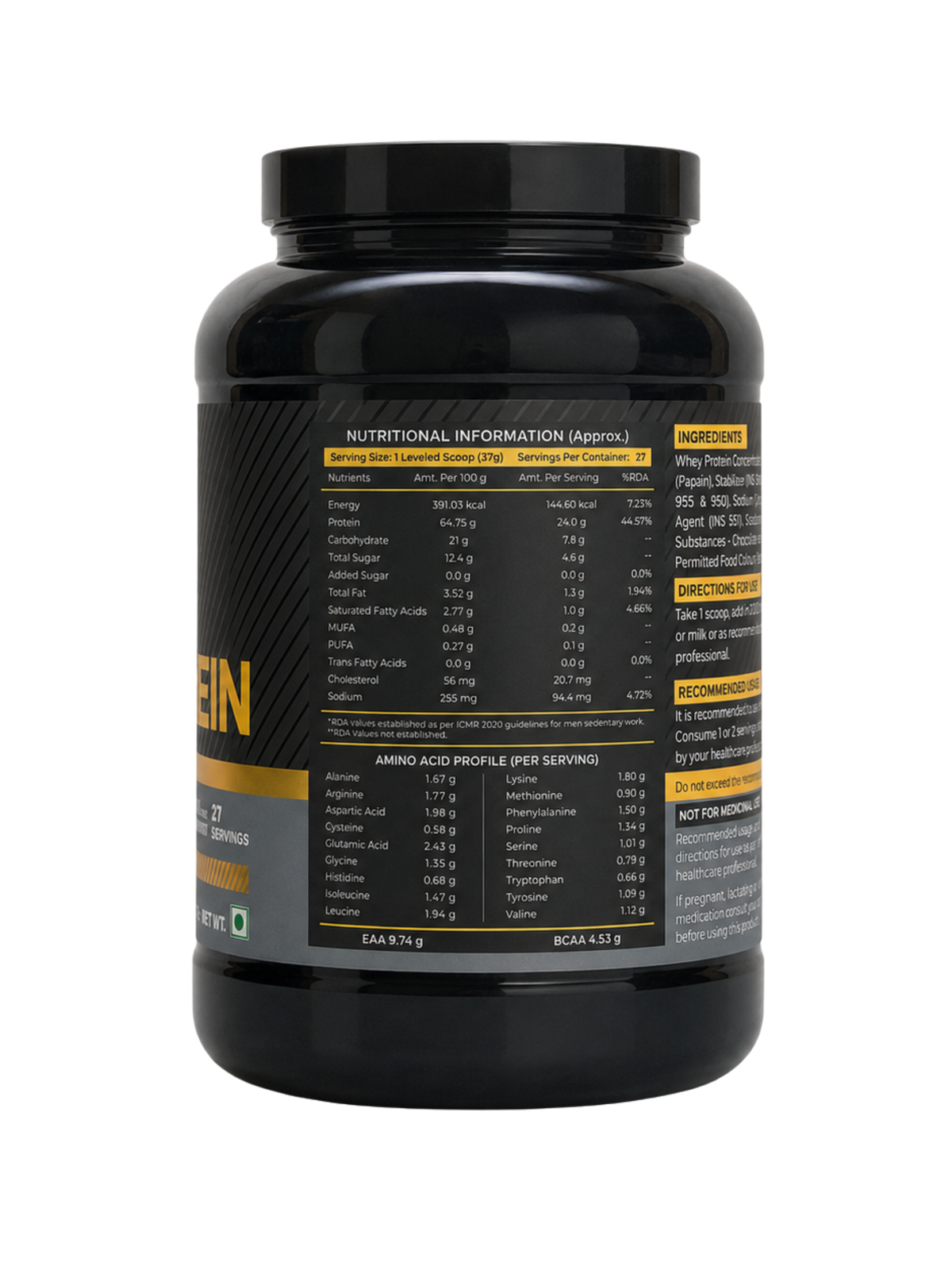 Blend & Build Whey Protein – Saffron Almond