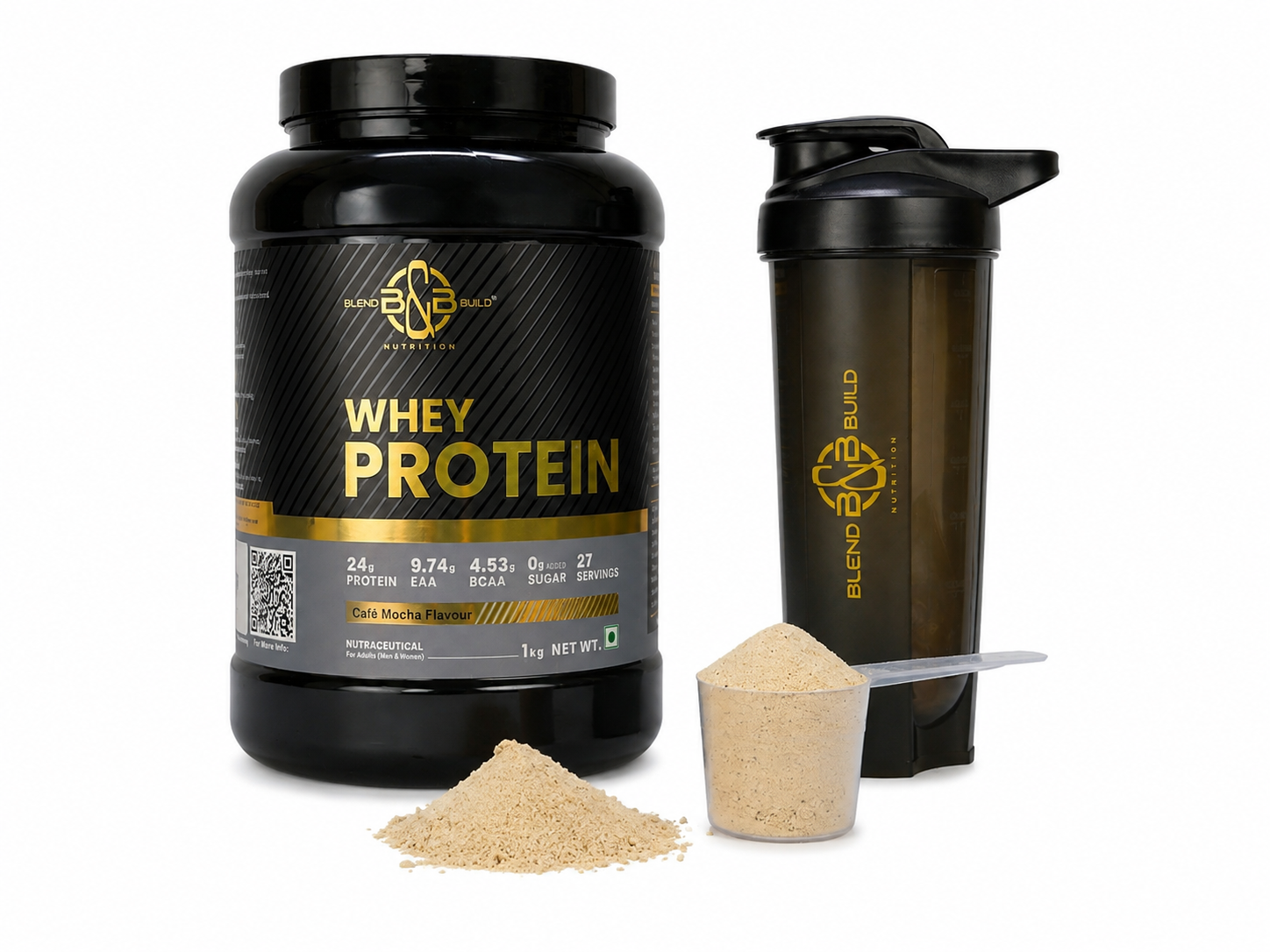 Blend & Build Whey Protein – Cafe Mocha